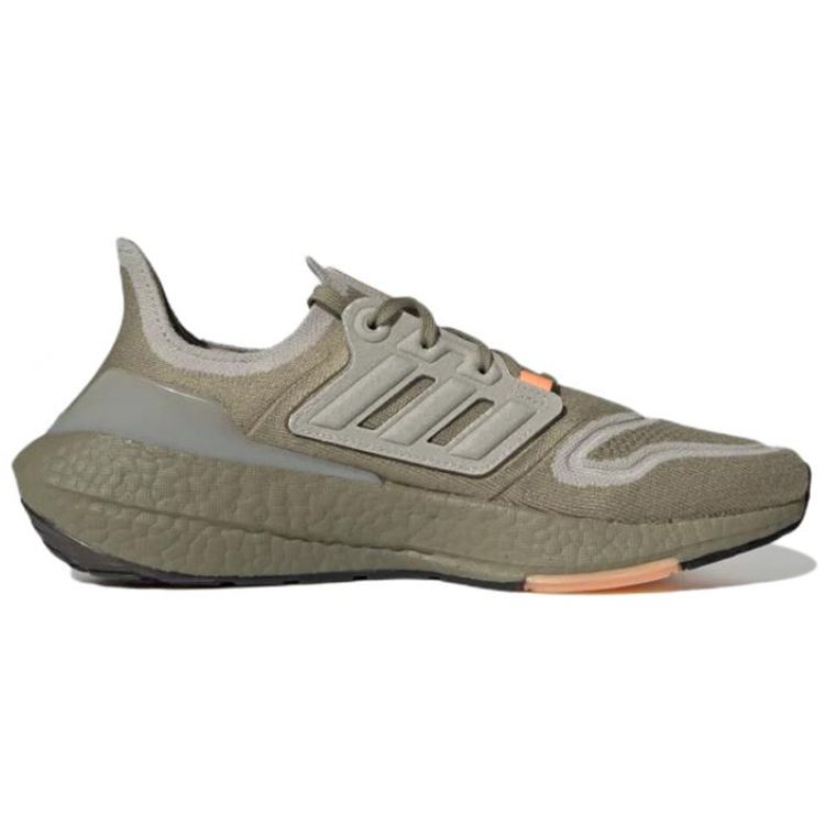adidas UltraBoost 22 Orbit Green Beam Orange Мужские кроссовки Металл-серый GX9140