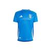 adidas Мужская синяя футболка для футбола, домашняя, replica, Италия, Евро-2024, с коротким рукавом, IN0658