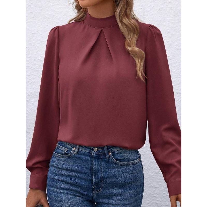 Женская атласная рубашка весна/лето новые модные блузки и рубашки с длинными рукавами