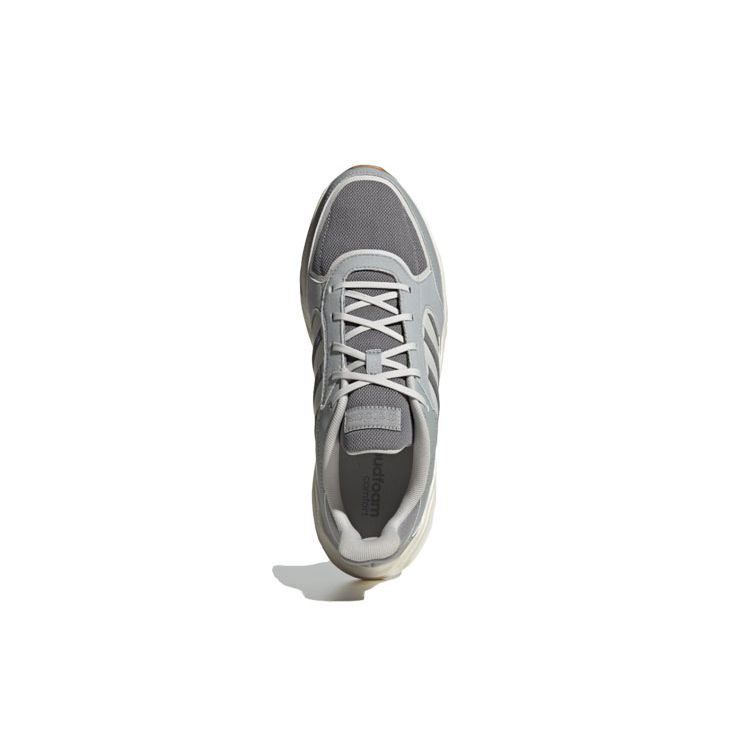 adidas Neo 90S Valasion Ретро Сетчатая Кожа Амортизация Нескользящие Износостойкие Дышащие Низкие Повседневные Кроссовки для Бега Унисекс серый HP6767