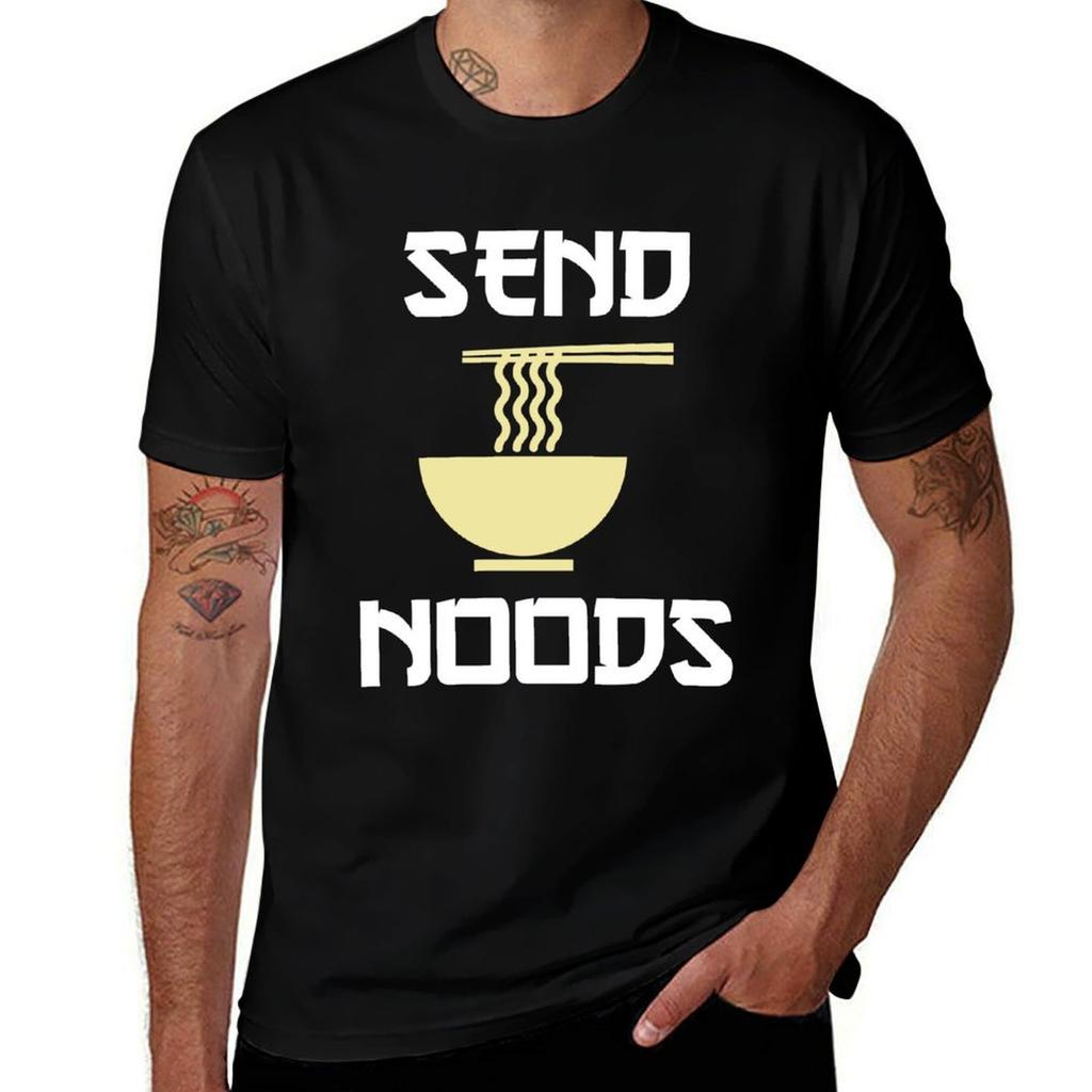 Send Noods Raunisex Noodles Tshirt Holiday Vacation Tee Shirt Tshirt