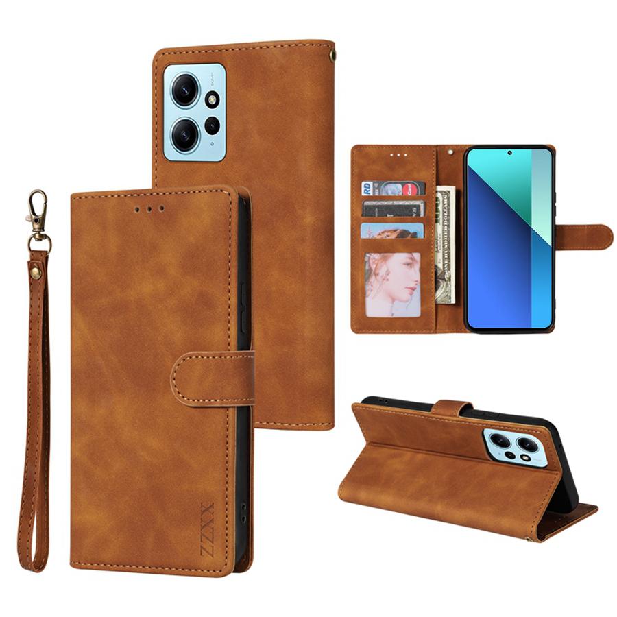 Wallet Skin-friendly With Card Slot Magnetic Flip Leather Case For Xiaomi 14T 13T Poco X7/M7 Pro Redmi Note 14 Pro+ 14S 13 Pro