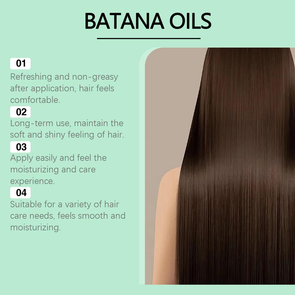 Batana Hair Oil, Daily Smoothing for Dry Hair, Lightweight