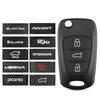 For Kia K2 K5 For Hyundai For Rio 3 Remote Key Shell Flip Folding Key Case 3 Buttons Car Key Shell