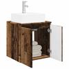 Wall Mounted Washstand Made of Reclaimed Wood 49.5 x 41 x 62.5 cm