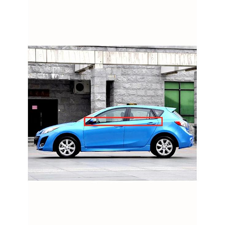 Car accessories body parts 50-640A outer door glass window tape for Mazda 3 2008-2013 BL 5 door hatchback
