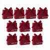 10Pcs With Ribbon Party Favor Bags Gold Color Paper Packing Bags Elegant Gift Bags  Birthday Party