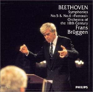 CD ФРАНС БРЮГГЕН Симфония № Бетховена. 5 в C мино PHCP21027 PHILIPS 2000 Япония Классический Б/У