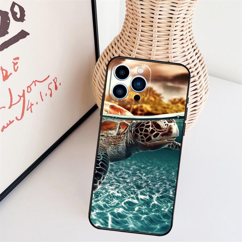 Чехол для телефона Морская черепаха Океан для iPhone 17 Pro Max 16 15 11 12 13 14 Pro Max mini 15 16 Plus 16e 17 Air Cover
