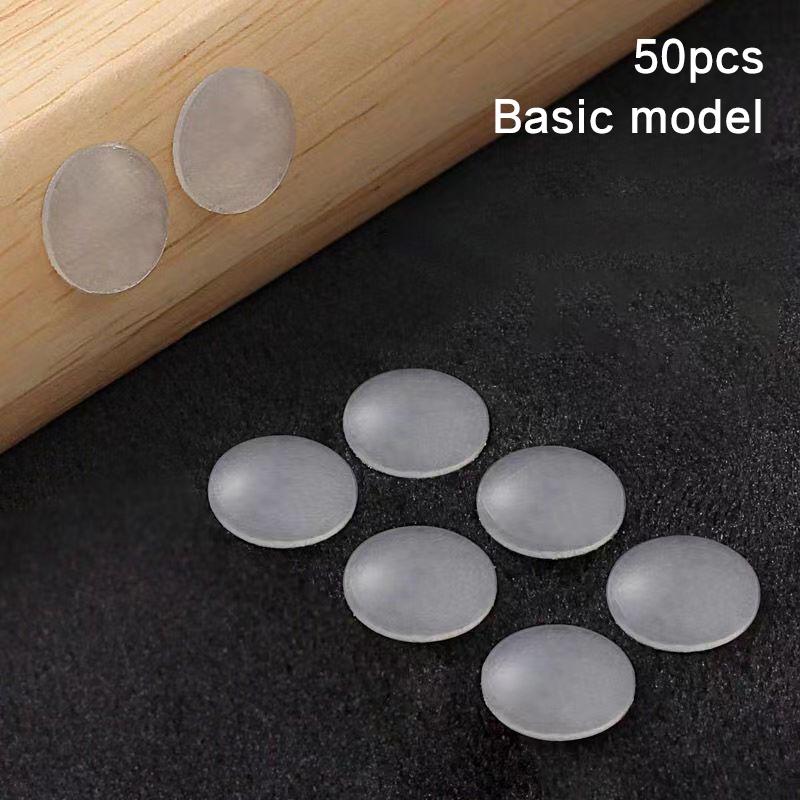 Прозрачный силиконовый противоударный гранулированный наполнитель для двери шкафа, противоударный наполнитель, бесшумная паста, буфер, противоскользящие гранулы с антиклеем