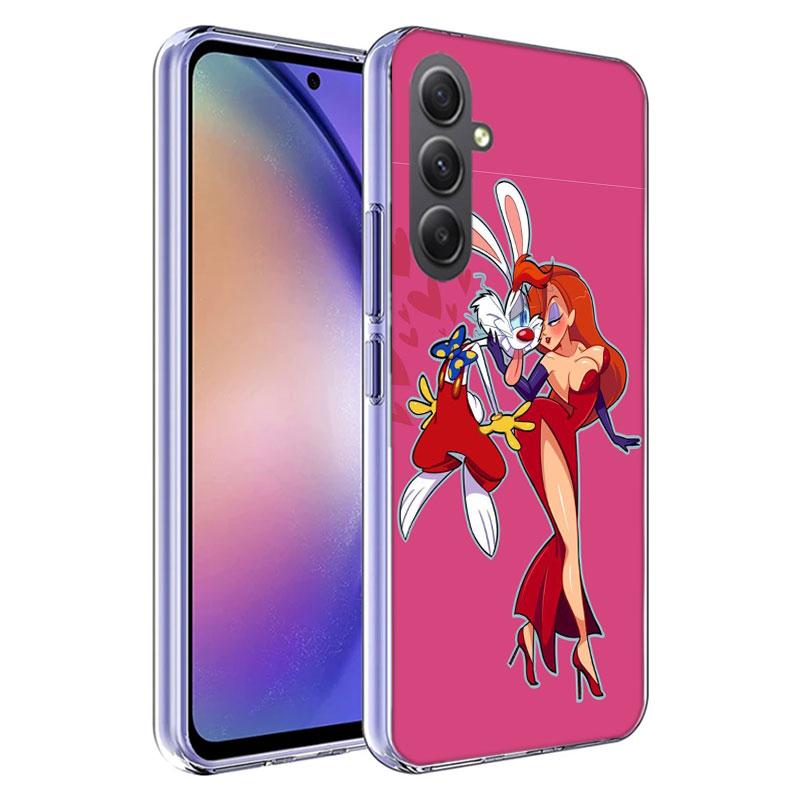 J-Jessica R-Кролики Чехол для телефона для Samsung Galaxy A54 A14 A24 A34 A17 A37 A57 A55 A35 A25 A15 A16 A26 A36 A56 A13 A23 A33 A53 A5