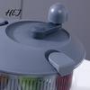 Manual Food Dehydrator for Kitchen Vegetable Dehydrator, Hand Crank Plastic Salad Spinner, Double-layer Multifunctional Accessory Separable