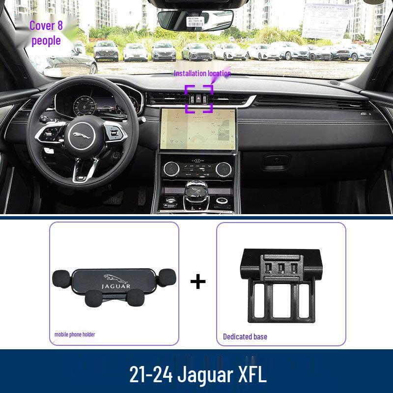Jaguar XFL 2017-2024 Air Vent Phone Holder with Navigation Mount