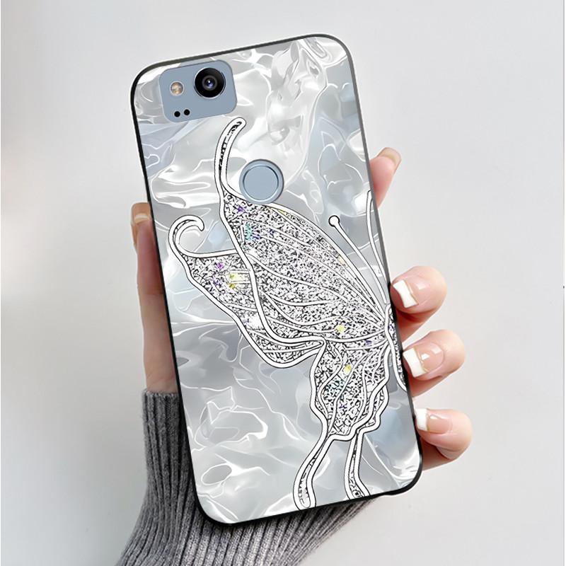 Чехол с рисунком для Google Pixel 2 XL Pixel2 Funda Мягкий силиконовый чехол для Google Pixel 1 XL Pixel1 Cover Милый цветочный чехол Coque