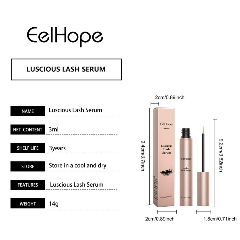 Eyelash Growth Serum Lifting Eyelashes Enhancer Eye Lash Fuller Thicker Nourish Longer Lengthening Moisturizing Eyebrow
