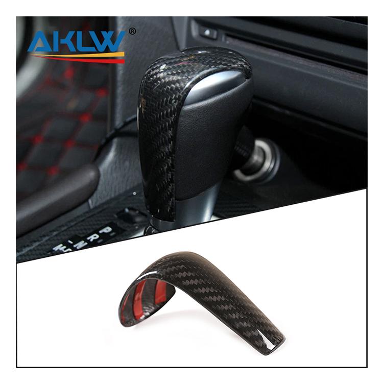 For Mazda CX-3/4/5/8/9 Mazda 6 Axela Atenza 2014-2020 Real Carbon Fiber Car Gear Knob Interior Accessory Decorative Cover