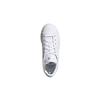 adidas Stan Smith J Белые переливающиеся детские кроссовки Cloud-White Silver-Metallic FX7521