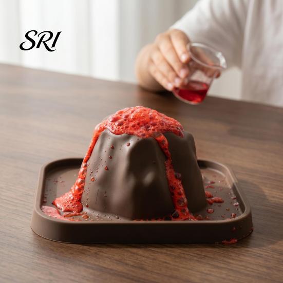 Educational Volcano Toy Volcanic Eruption Model Science Experiment Kit School Anti-spill Figure Learning Tool DIY Demonstration Props