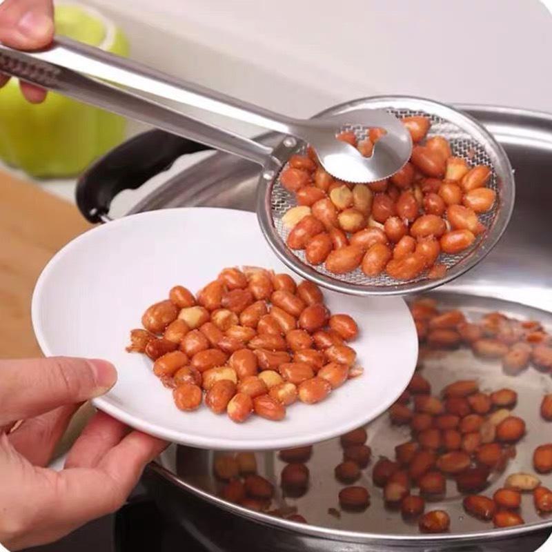 Stainless Steel Oil Scoop and Tofu Sieve