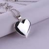 Heart Box Necklace Picture Frame Pendant DIY Heart Pendant Necklace Open Picture Frame Pendant