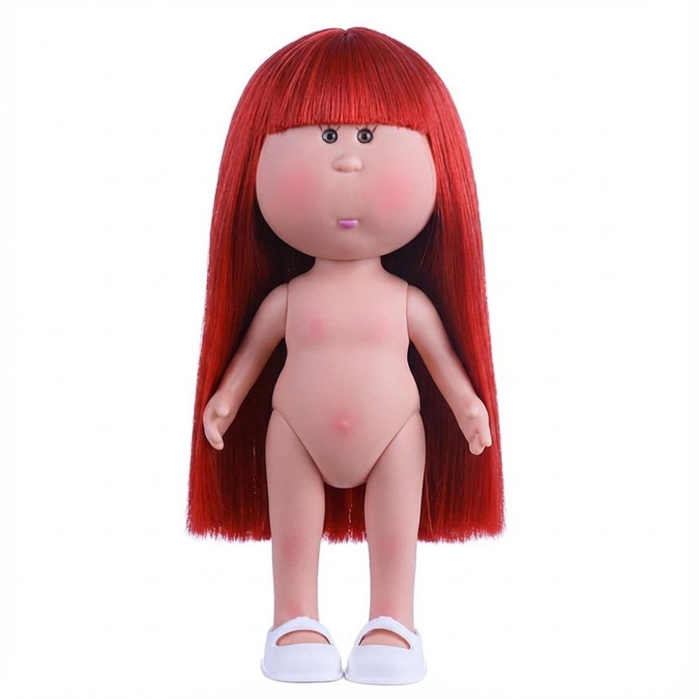 Fashion Curly Hair 24Cm Bean Eye Vinyl Doll Dress Up Dark Skin Mia Potato Dolls 24Cm Movable Action Figure Body Doll Accessories