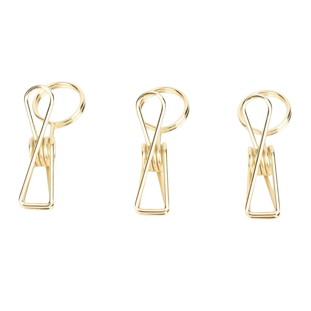 10Pcs Table Card Clips Reusable Metal Desktop Number Menu Display Holder for Wedding Event Restaurant Parties 70mm Gold