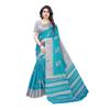 Женский тканый шелковый сари Khadi от Yashika с куском для блузки (NAURTA BLUE, Один размер), 5,5 метров