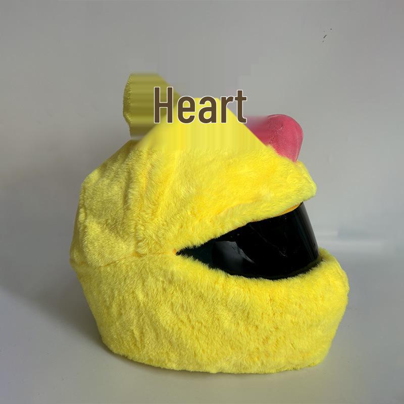 Custom Plush Helmet Cover - Soft, Durable, Wear-Resistant, Cute Cartoon Design