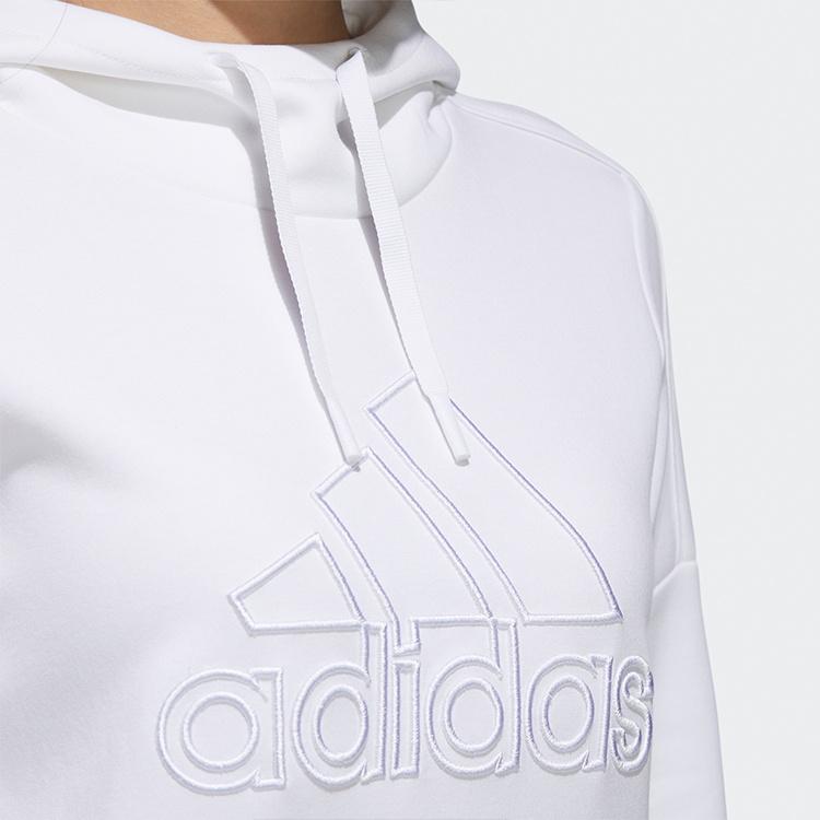 (WMNS) adidas MUST HAVE Hooded Sweatshirt 'White' Women's GM1413