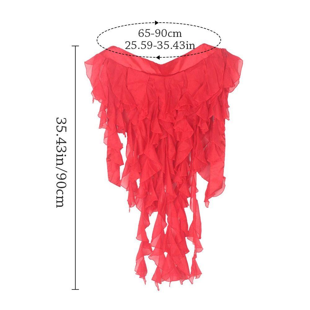 Хип-шарф с кисточками и блестящей цепочкой на талии, женские костюмы для выступлений