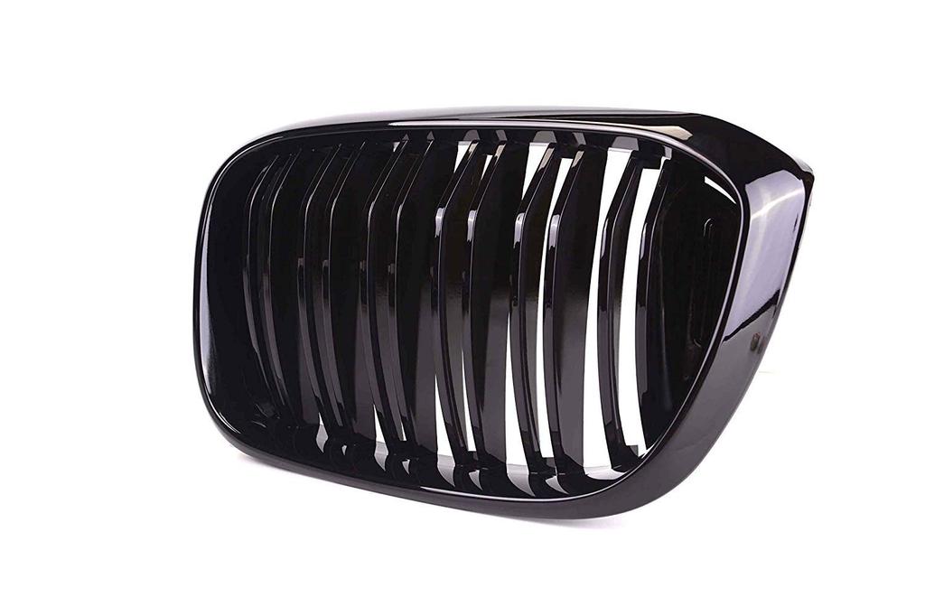 Zealhot Front Kidney Grille Set for BMW X3 Series and X4 Series G08 G01, G02, (2018-IN) (Glossy)