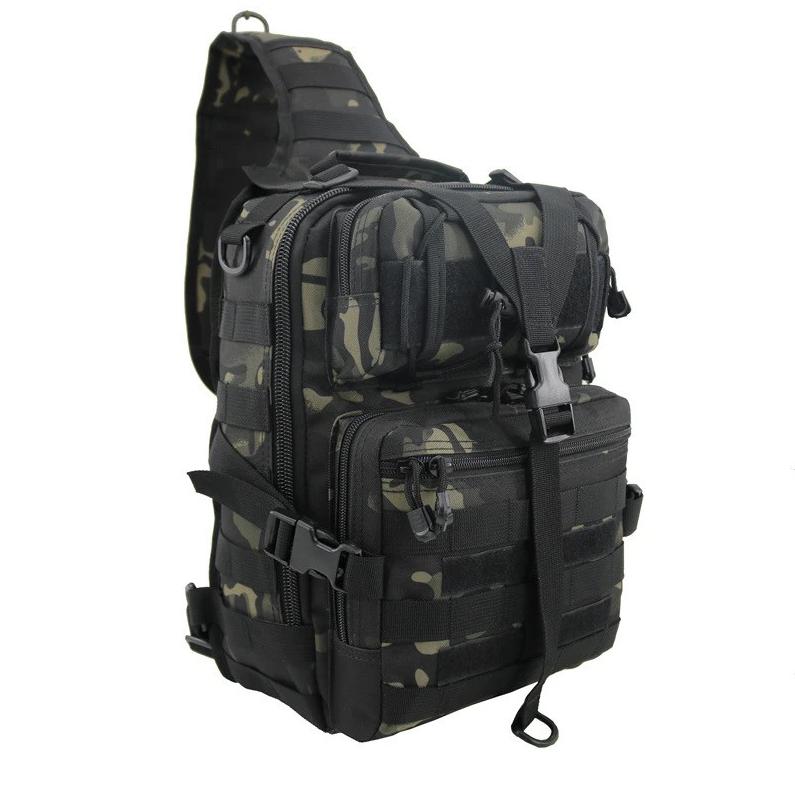 Водонепроницаемая сумка-мешок Rilibegan Chest Bag из Оксфорда с одним плечом, тактические нагрудные сумки, сумки через плечо большой емкости, камуфляжная нагрудная сумка