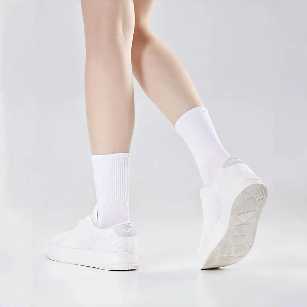Kappa Textile , Synthetic Leather Low top Skateboard Shoes Unisex White (Unisex) Skate Shoes K0DX5CC08 012