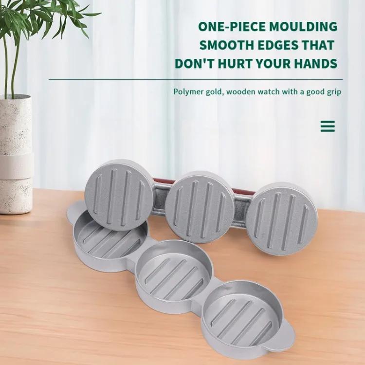 Пресс для бургеров с антипригарным покрытием для приготовления мясных котлет и тонких бургеров. Машина для приготовления котлет из нержавеющей стали 304.