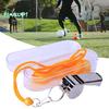 Coach Whistle Lanyard Loud Crisp Sound Stainless Steel Soccer Basketball Referee
