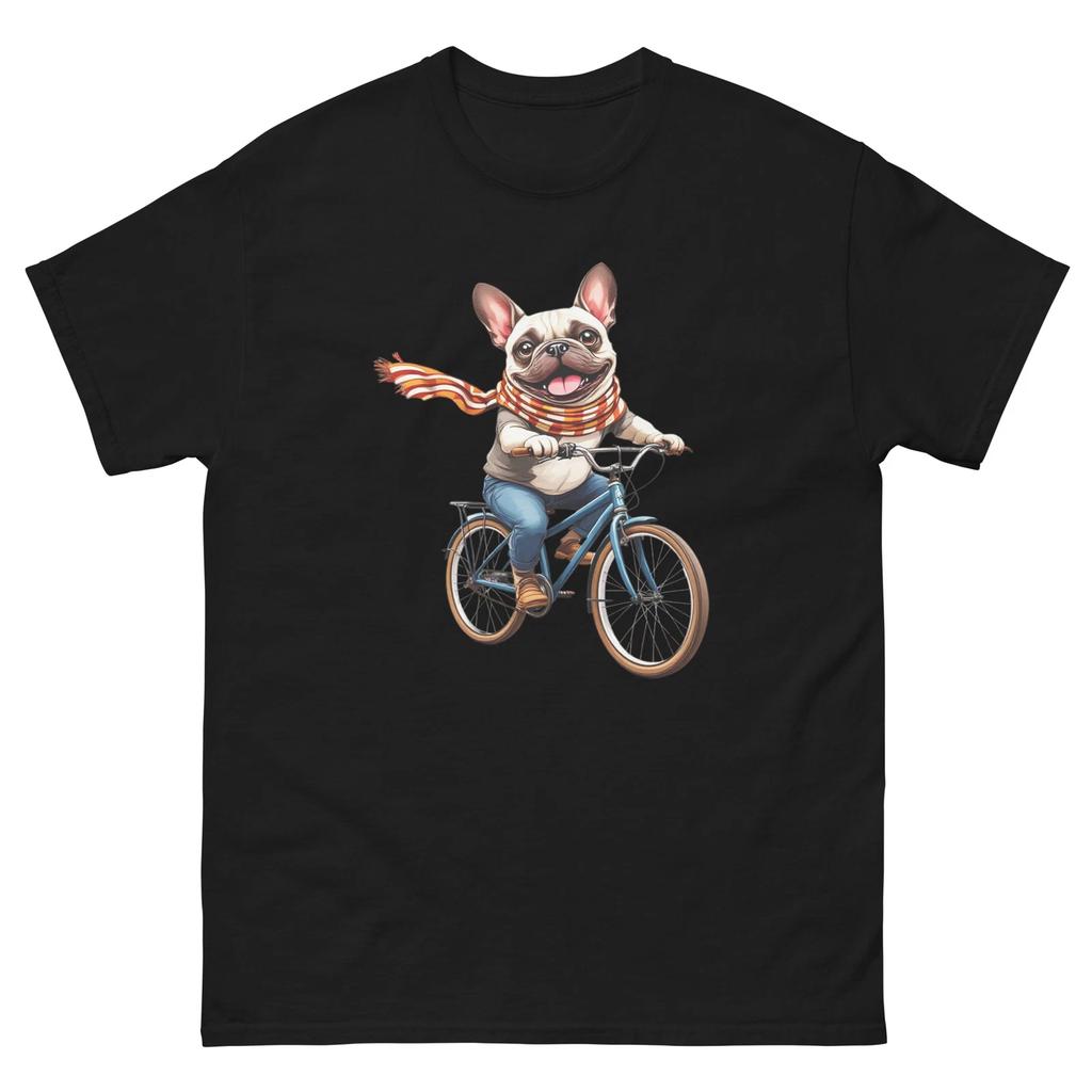 Biking French Bulldog Dog Bike Cycling T-Shirt