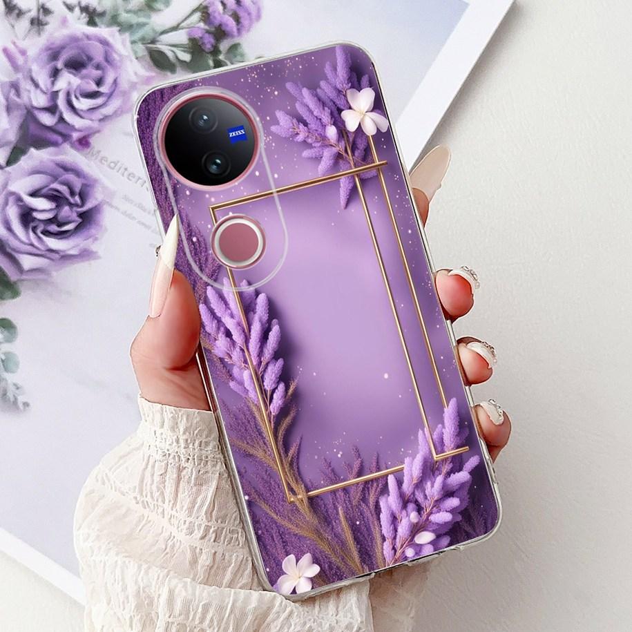 For Vivo V50 Case V2427 Phone Case 2025 New Fashion Butterfly Silicone Soft Cover For Vivo V50 Lite VivoV50 5G Shockproof Bumper
