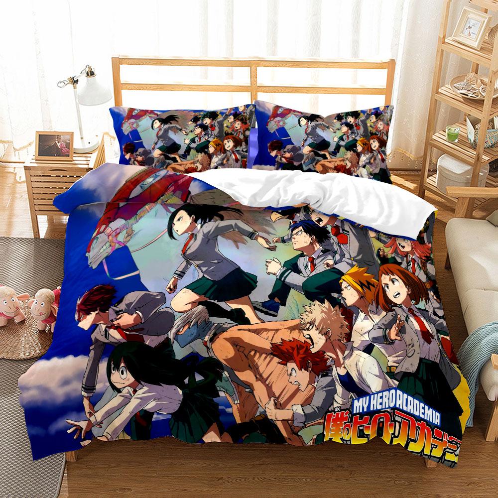 Комплект пододеяльника Деку Геройская Академия EU Односпальный Двуспальный Кинг US Твин Фулл Квин Сайз Комплект постельного белья