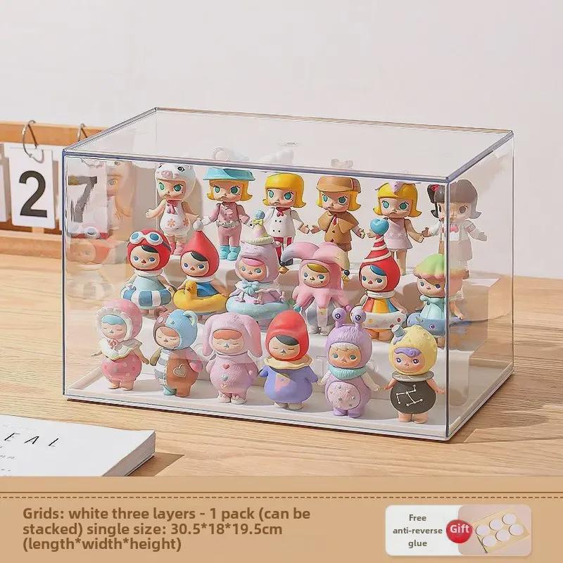 Складная прозрачная витрина для кукол Pop Mart Molly Blind Box