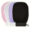 Multicolor Exfoliating Washcloth & Glove Set: Double-Sided, Single Layer, Massage & Back Scrubber.