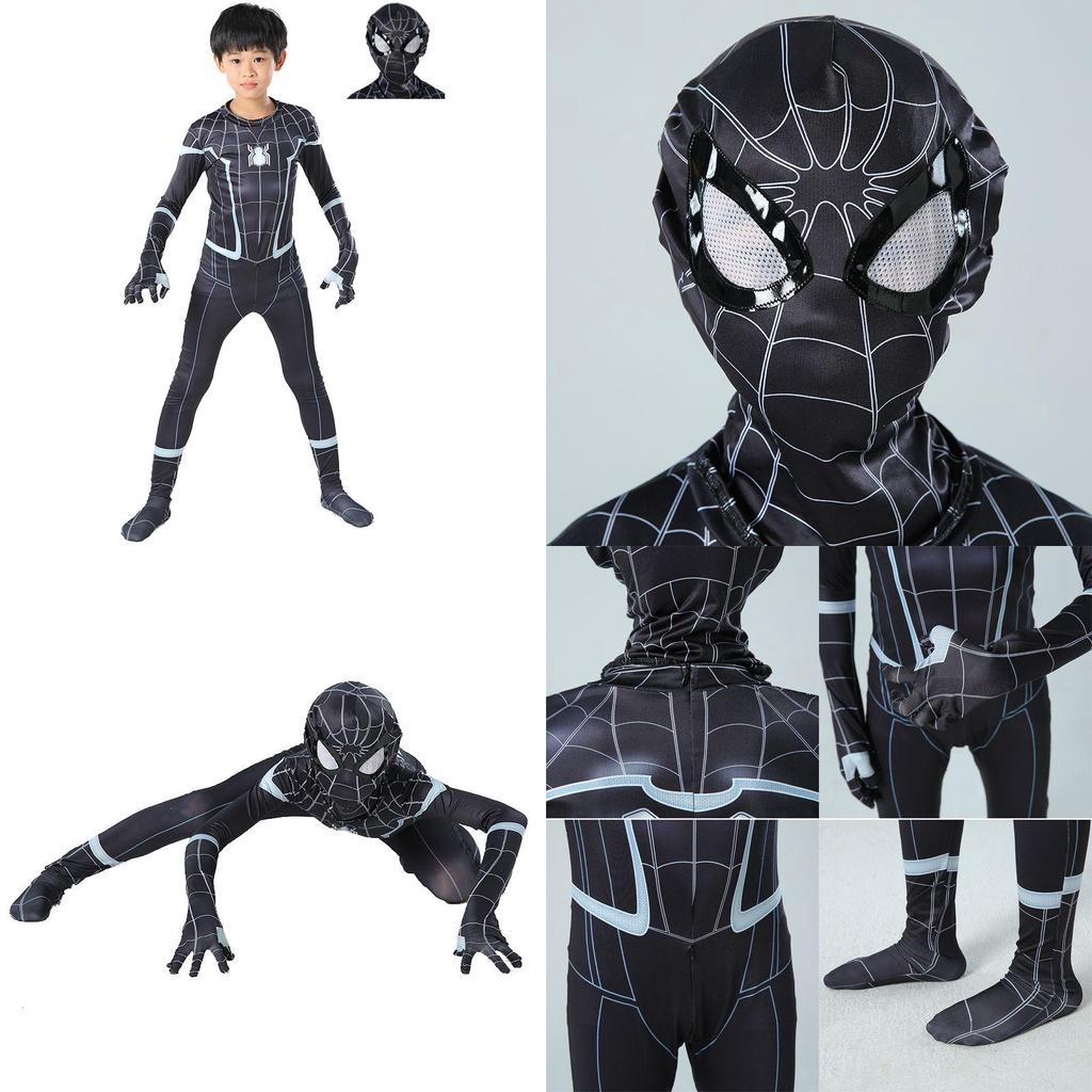 Premium Black Spider-man Homecoming Cosplay Costume With Lightweight Design For Maximum Comfort