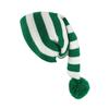 Merry Christmas Hat Christmas Knitted Hat Green Red Santa Beanie Hat Leisure   Winter/Autumn