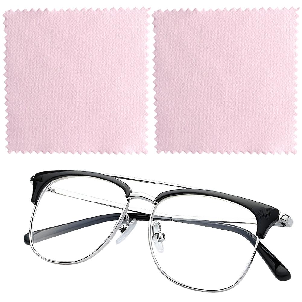 Розовая упаковка Салфетка для полировки серебра Чистка серебра Ожерелье бархатная двухсторонняя пудра Полис P6W4