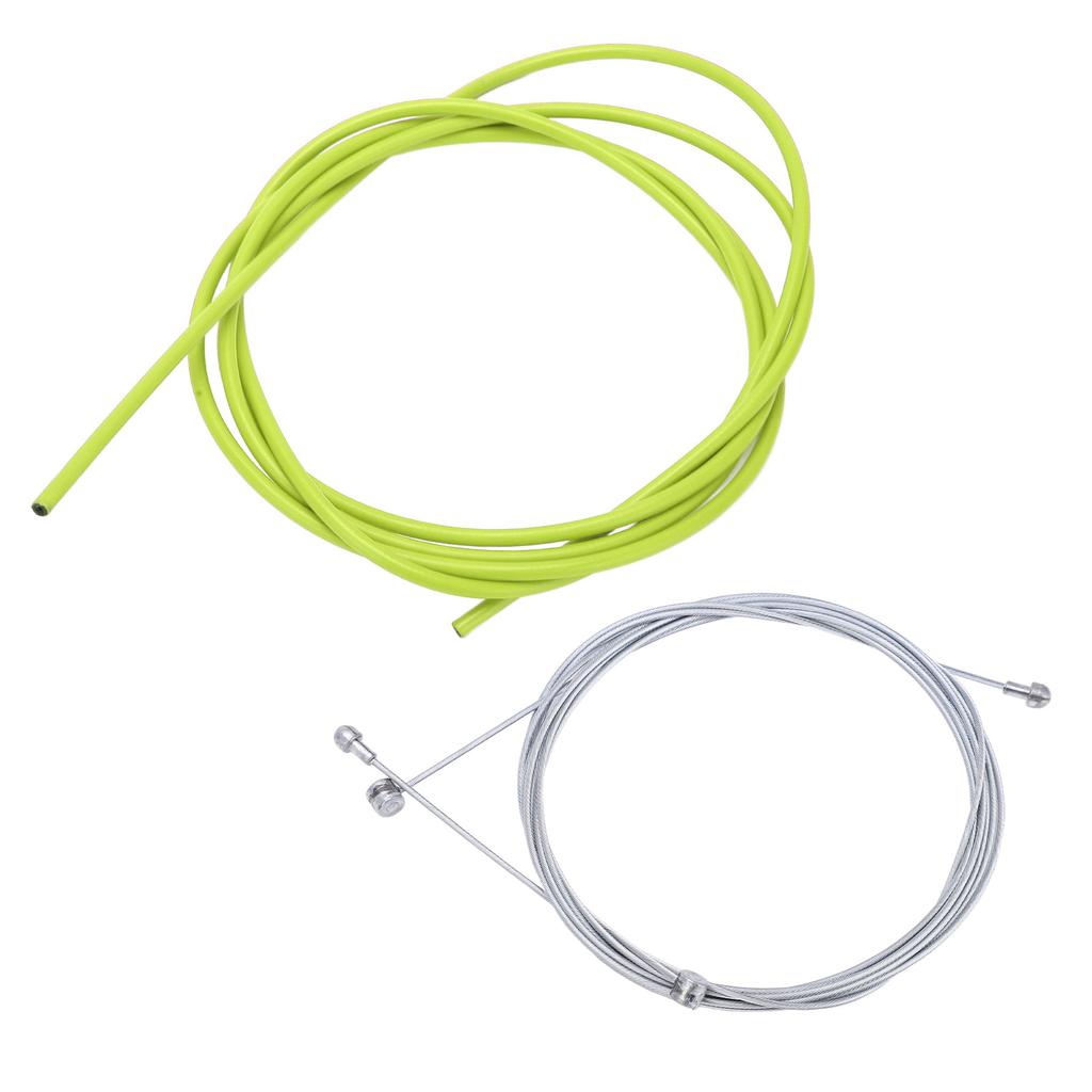 BOLANY Велосипедный тормозной тросик и рубашка Комплект Стабильный Прочный 5 мм Велосипедный тормозной тросик Зеленый