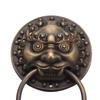 Ручки-кнопки из бронзы 3D дверной молоток для украшения входной двери Дверные молотки Двери сарая Голова льва