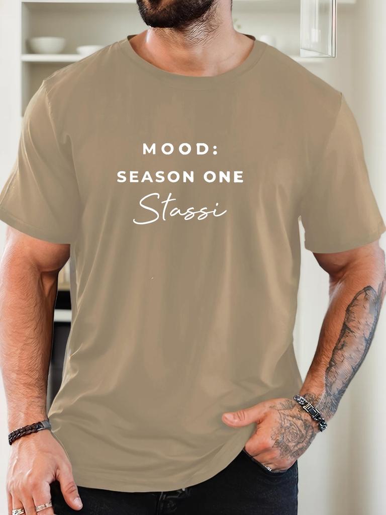 Unisex Black Crew Neck Tee Minimal White Mood Season One Stassi Dual Font Simple Tv Quote Text Print Soft Short Sleeve Vanderpump