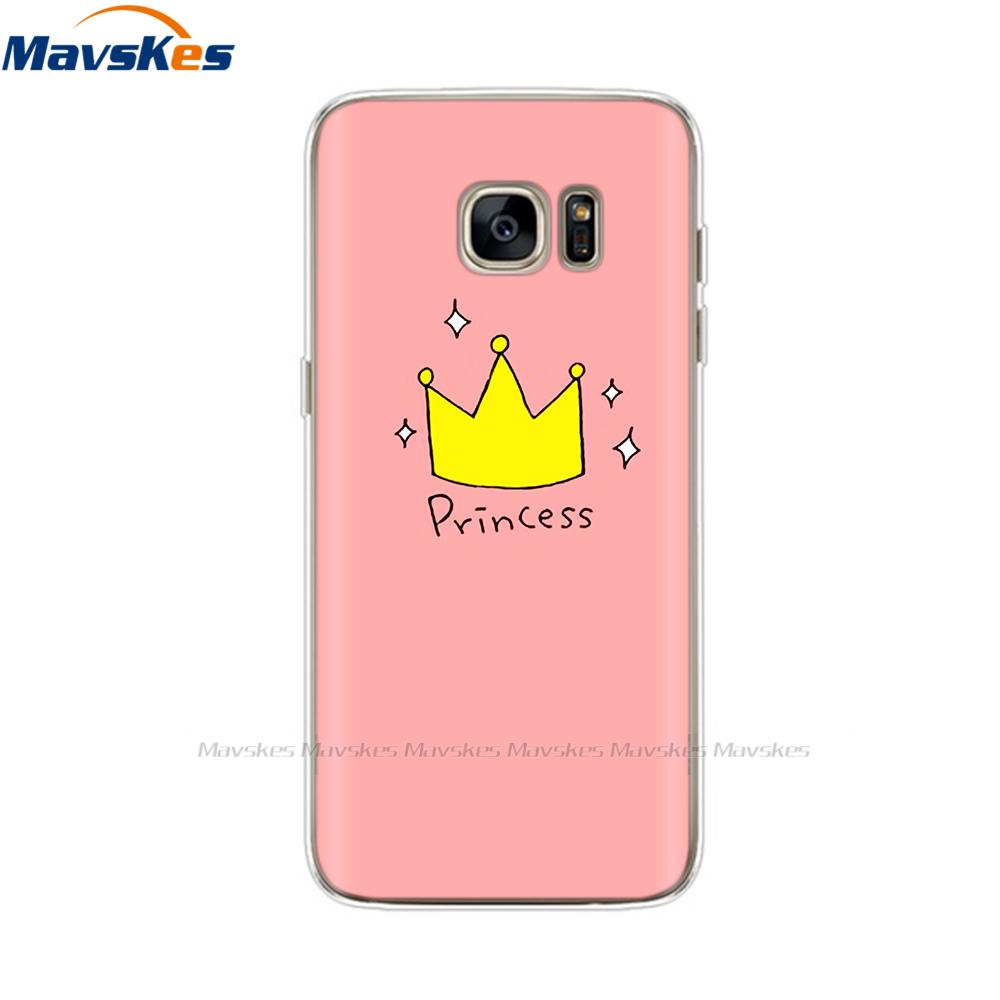 Мультяшный силиконовый чехол для Samsung Galaxy S7 Чехлы Обложка Цветок Мягкий ТПУ Чехол для телефона для Samsung S7 edge G930F G930FD G930W8 Funda