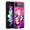 Чехол для телефона My Hero Academy Toga Himiko для Samsung Galaxy Z Flip 3 5g Z Flip 4 Zflip3 Zflip Flip4 Zflip4 Black Funda Luxury