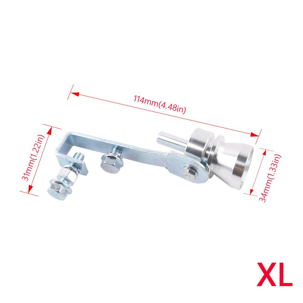 Мотоцикл выхлопной автомобиль поддельный турбо свисток труба звук глушитель продувочный клапан универсальный симулятор