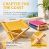 UV Resistant Outdoor Camping Neck Pillow Adjustable Height Canvas Lounge Headrest  Household